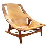 Leather Loungechair by Arne Rud for Norcraft