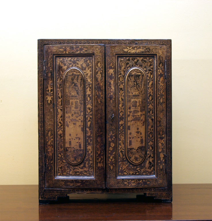 Antique Chinese Export Jewelry Box