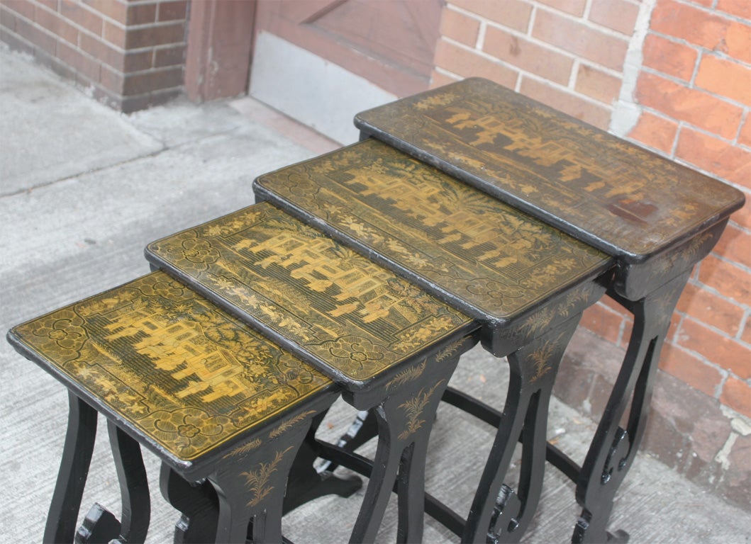 19th Century Chinese Export Nesting Tables