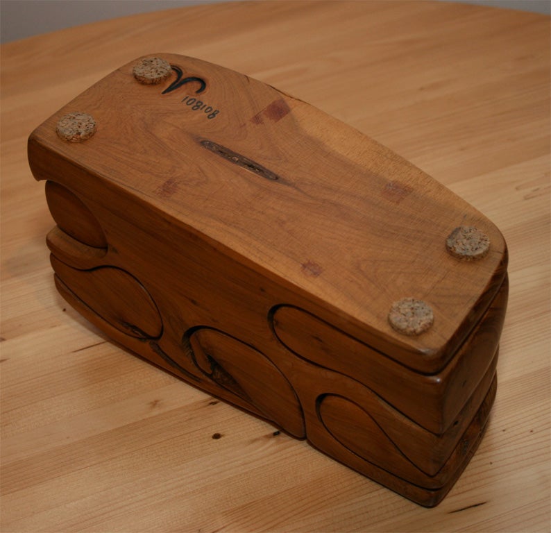1970's Wooden Puzzle Box 1