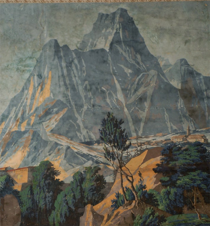 19th century Zuber wallpaper panels 2