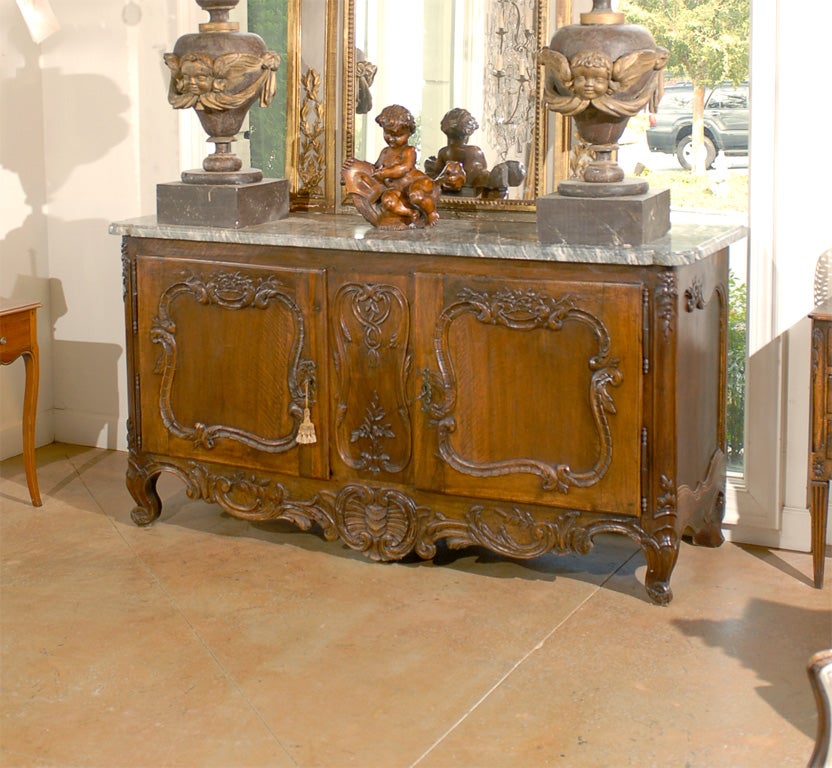 18th Century French Hunting Buffet from Arles, Louis XV Style