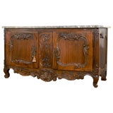 Antique 18th Century French Hunting Buffet from Arles, Louis XV Style