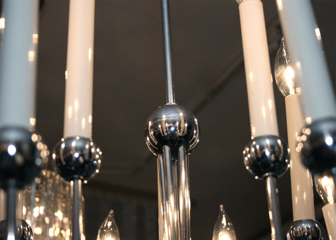 Lightolier Chandelier In Good Condition For Sale In New York, NY