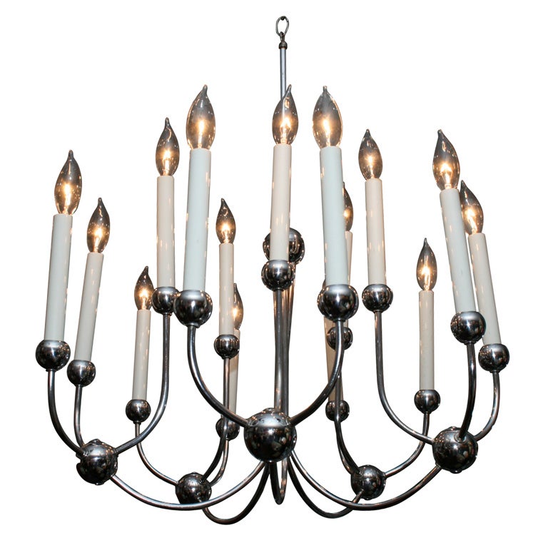 Lightolier Chandelier For Sale