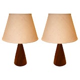 Teak Table Lamps