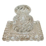Baccarat  crystal inkwell