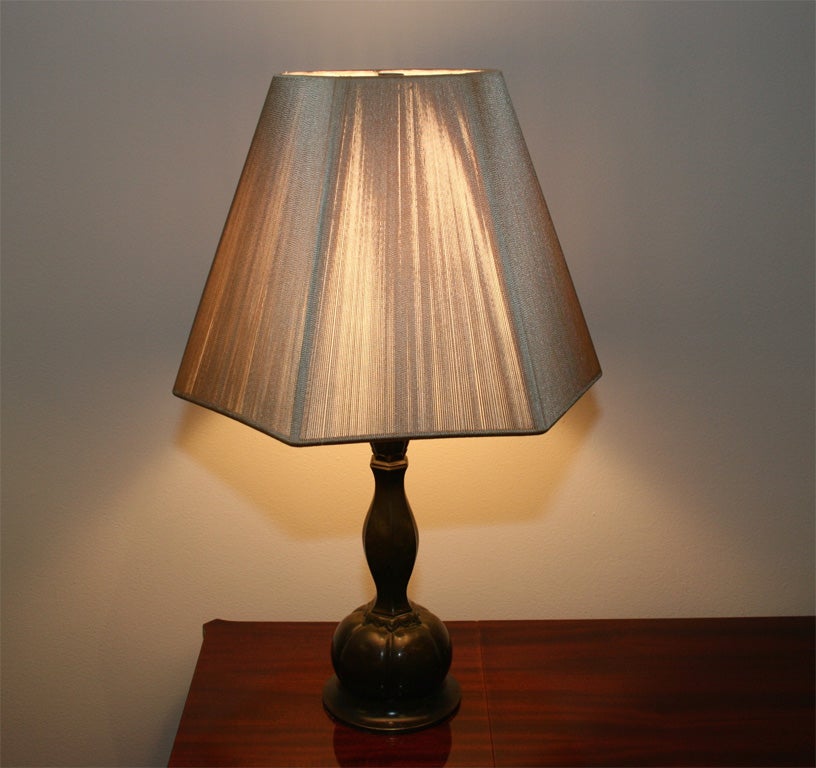 Danish Art Deco Lamp by Just Andersen
