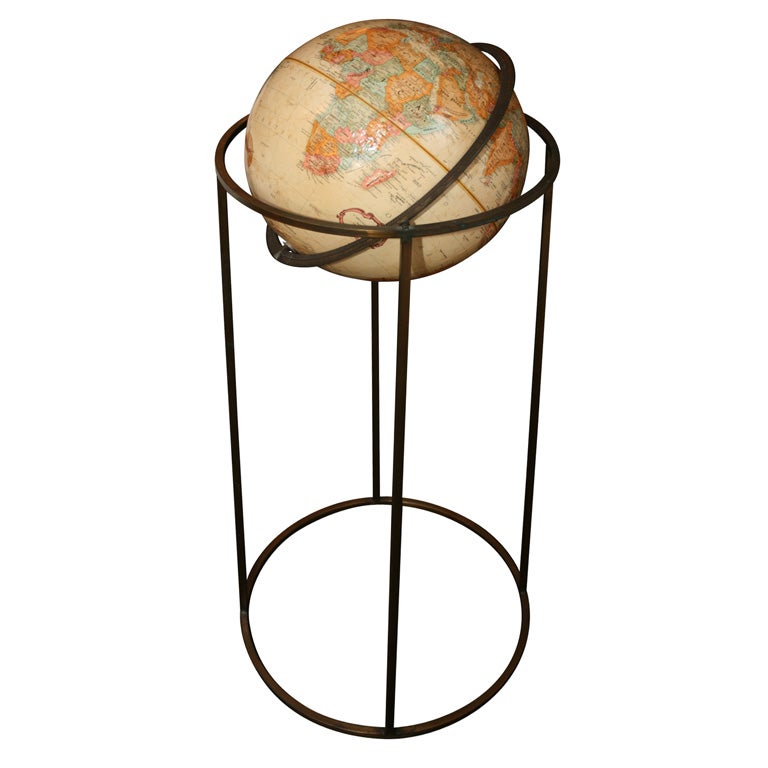 Paul McCobb Standing Globe at 1stDibs