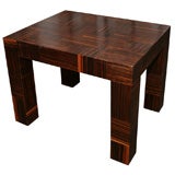1960's Paul Evans Ribbon Mahogany Side Table