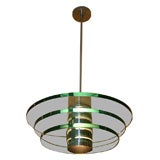 Three Tiered Glass Light Fixture