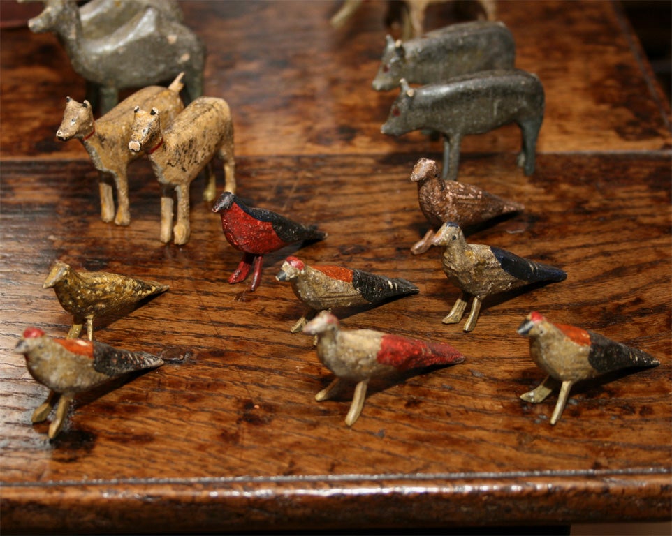 19th c. Hand-Carved and Painted Noah's Ark Set 3