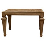 Antique Bench with Cane Tops