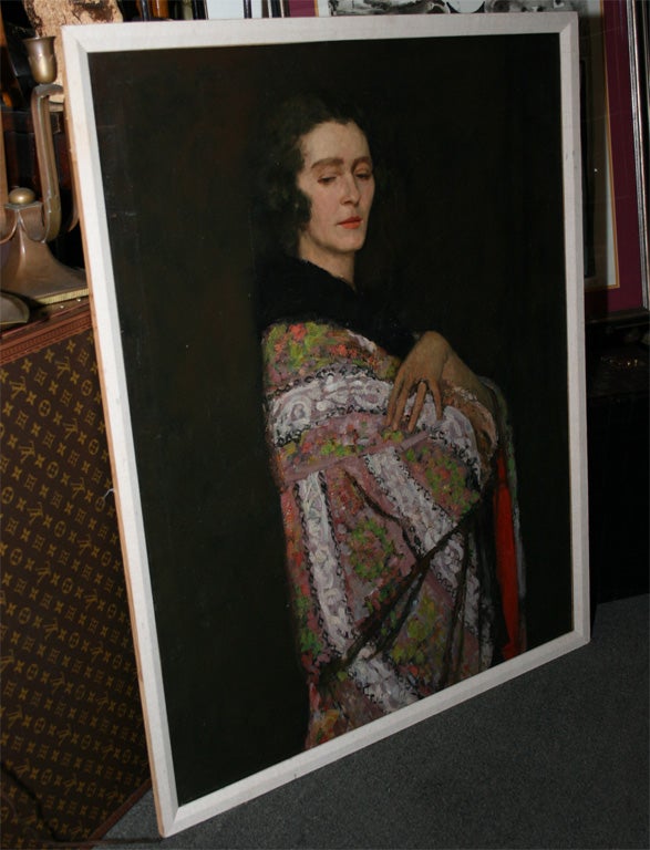 1920's Oil Painting by Bernard Lintott
