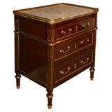 Louis XVI Marble Top mahogany Commode, ca 1780
s Louis XVI Marble Top mahogany Commode, ca 1780
s