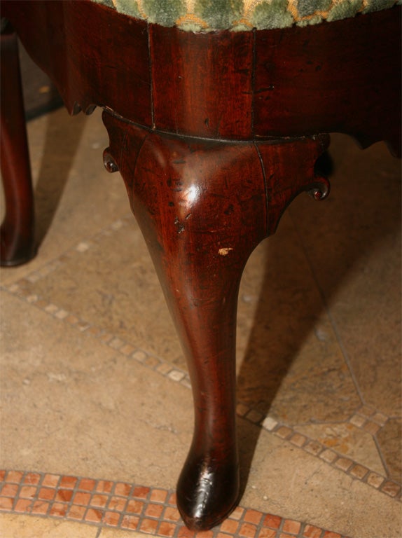 Feiner und seltener Queen Ann Corner Barber-Stuhl, 18. Jahrhundert im Zustand „Hervorragend“ im Angebot in Westwood, NJ