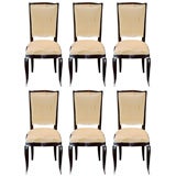 Set of 6 Art Deco Chairs