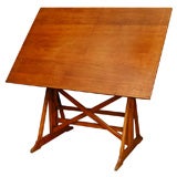 Vintage French Drafting Table