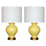Yellow Ceramic Table Lamps