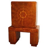 Rare Hungarian Art Deco Secretary by Lajos Kozma