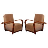 Art Deco Recliner Lounge Chairs