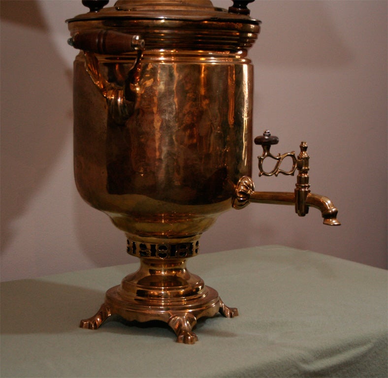 Brass Samovar Lamp 1