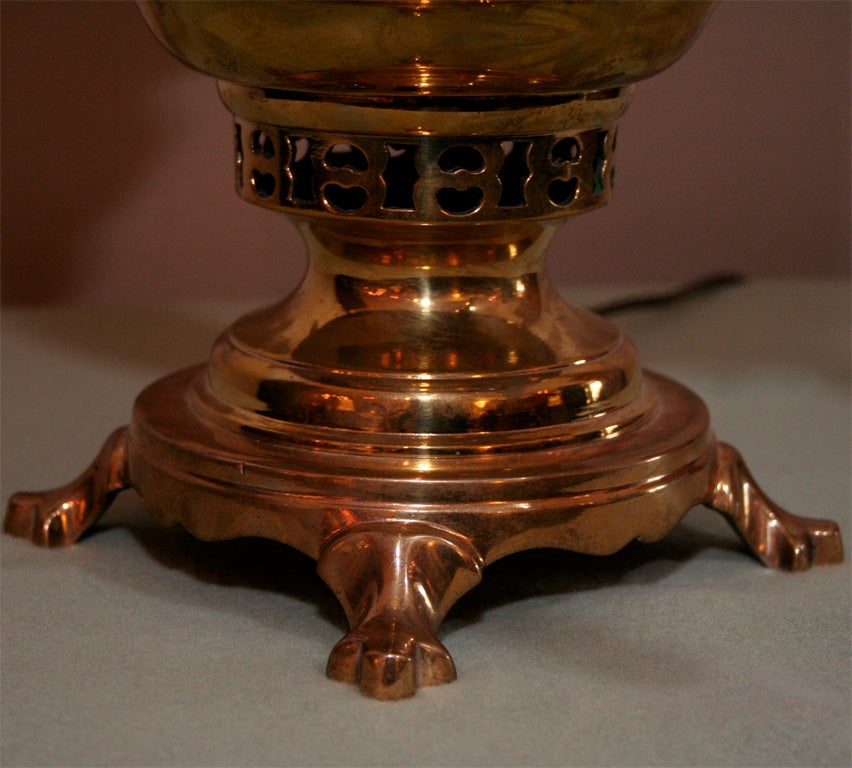 Brass Samovar Lamp 3