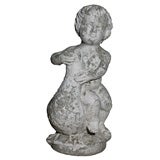 Antique Charming Fountain Statue or Sculpture