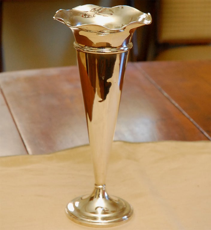 Sterling   English   vase