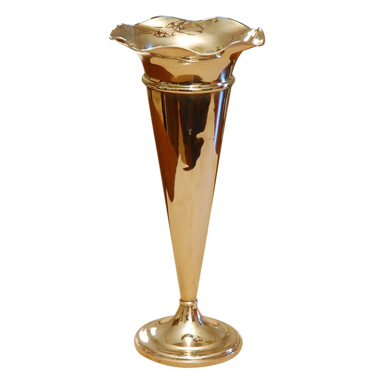 Sterling   English   vase For Sale