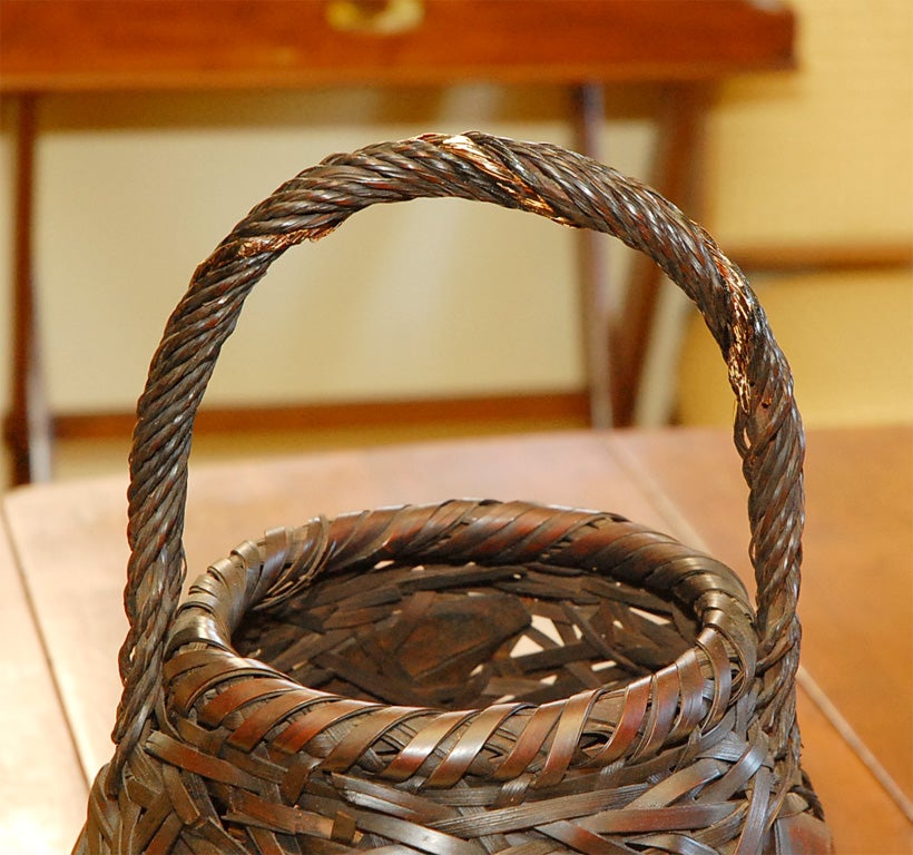 Folk Art Antique basket For Sale