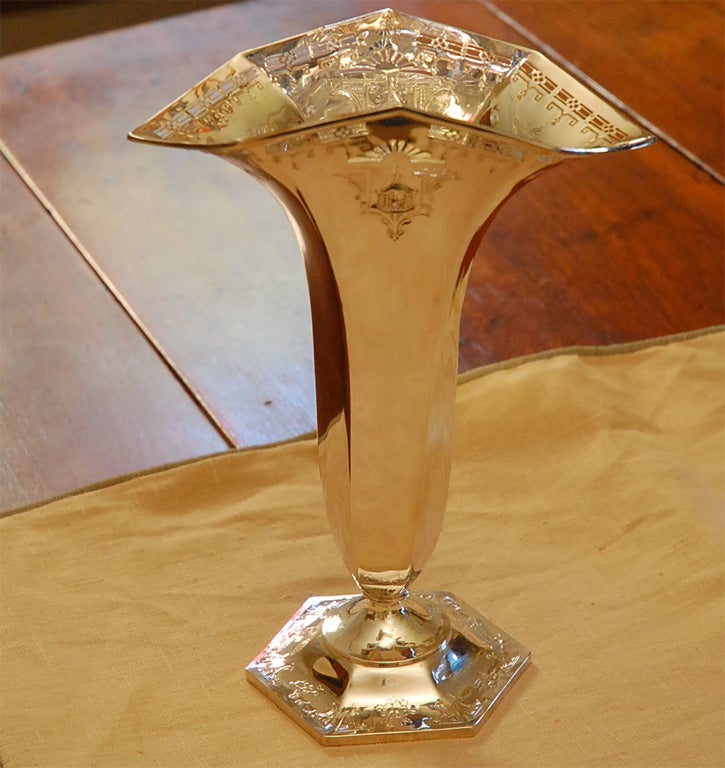 Sterling   English   vase