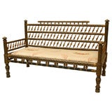 ANGLO-INDIAN SETTEE