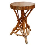 19th Century Briar Wood and Elm Side Table