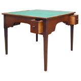 19th Century English Mahogany Gaming Table