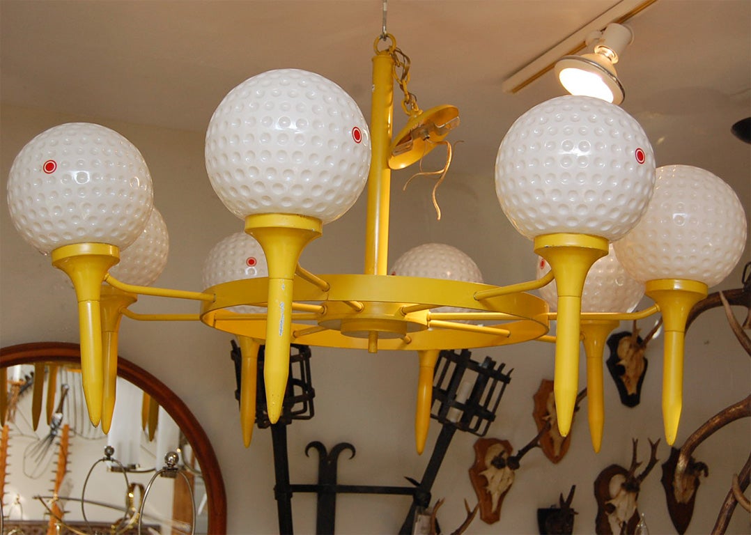golf chandelier