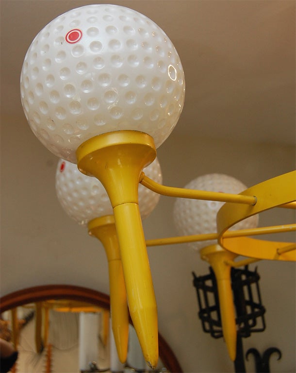 American Golf Ball Chandelier