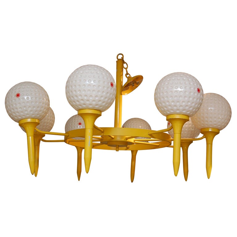 Golf Ball Chandelier