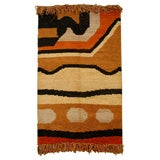 1970's handmade area rug