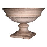 19th century French carved marble planter