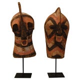 Hand Carved and Painted Kifwebe Masks