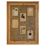 A Robert Crowder Japanese Style Collaged Family Crest