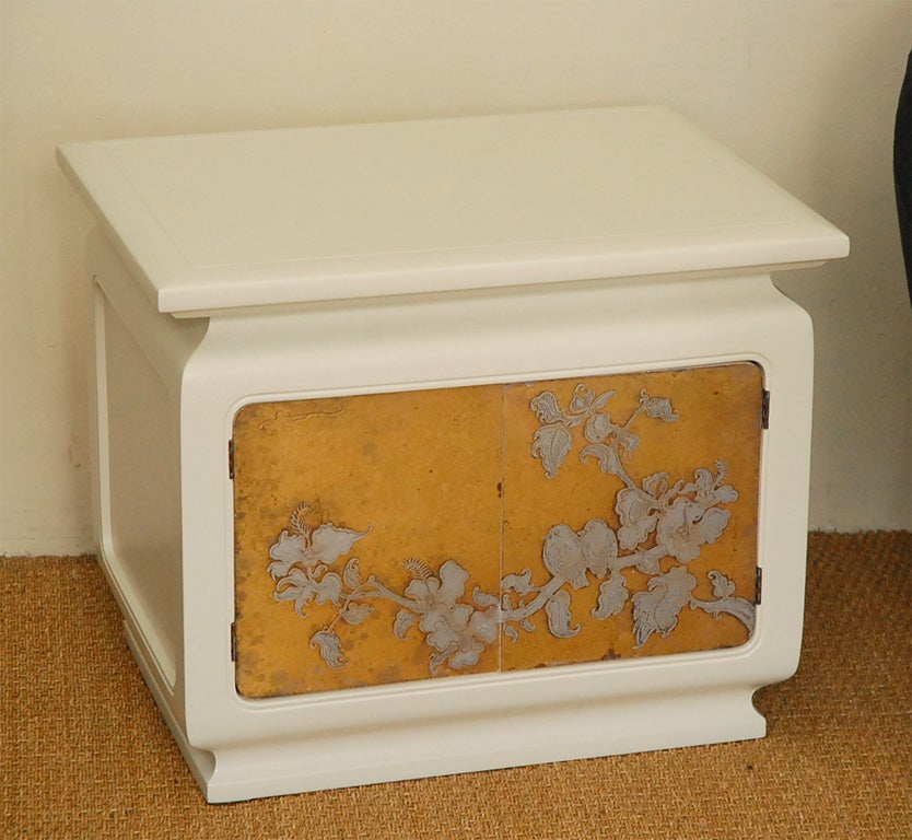 Pr. Chinese Moderne Side Tables in the manner of P & K LaVerne