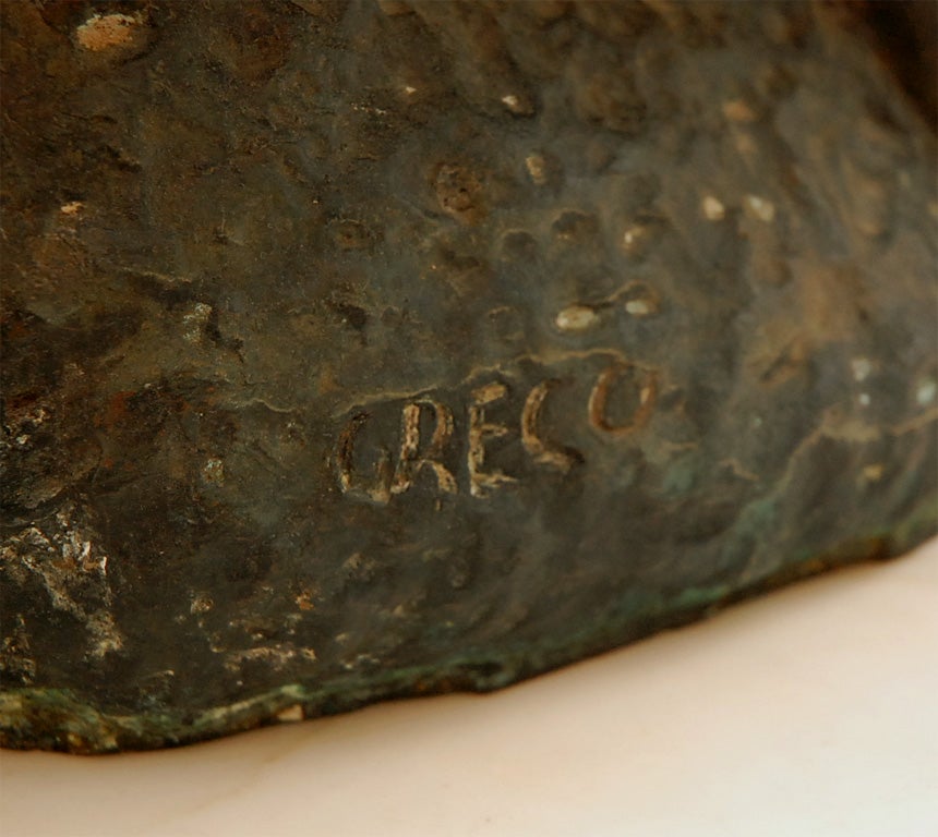 Milieu du XXe siècle Bronze moulé 