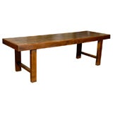 French Farm Table in Elm, c.1920