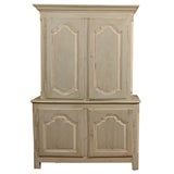 French Oak Buffet deux Corps, painted