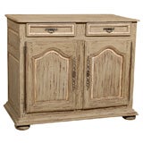 19th C. Pine and Oak Buffet newly painted, c. 1880