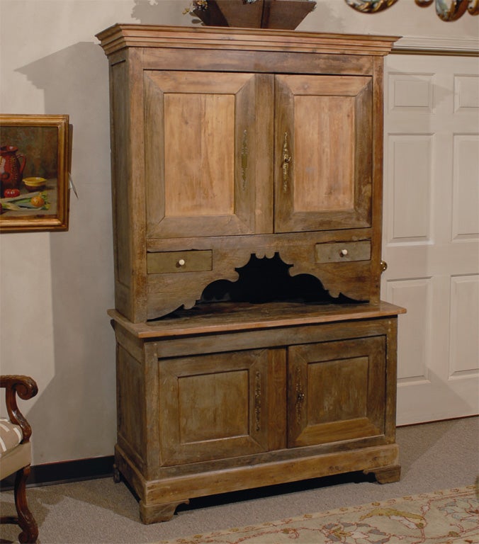 Charming Old French Farmhouse Cupboard, c. 1900