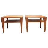 Pair of Russel Wright for Conant Ball Furniture Maple End Tables