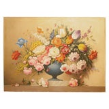 "Urn of Flowers" Still Life Painting